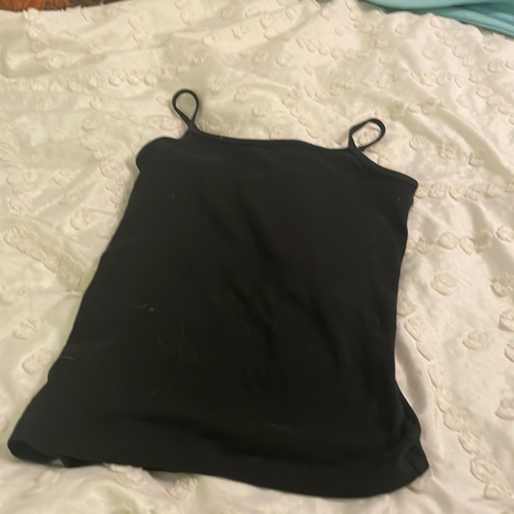 black tank top